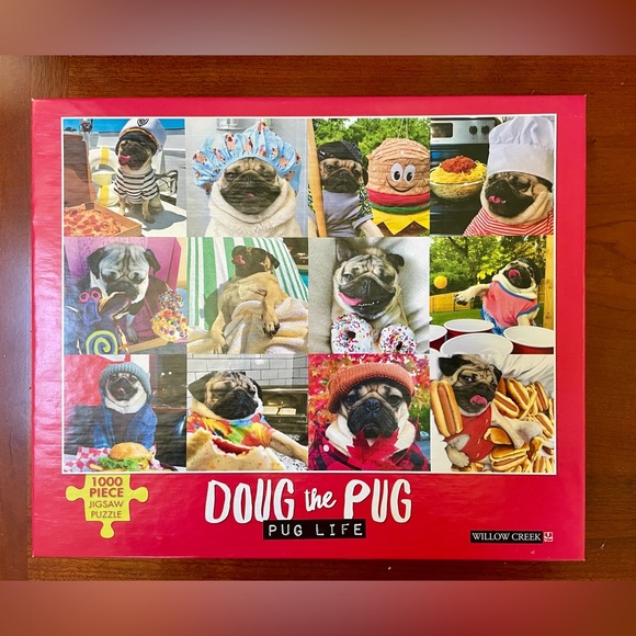 Doug the Pug!! Super cute puzzle 🧩 - Picture 1 of 2